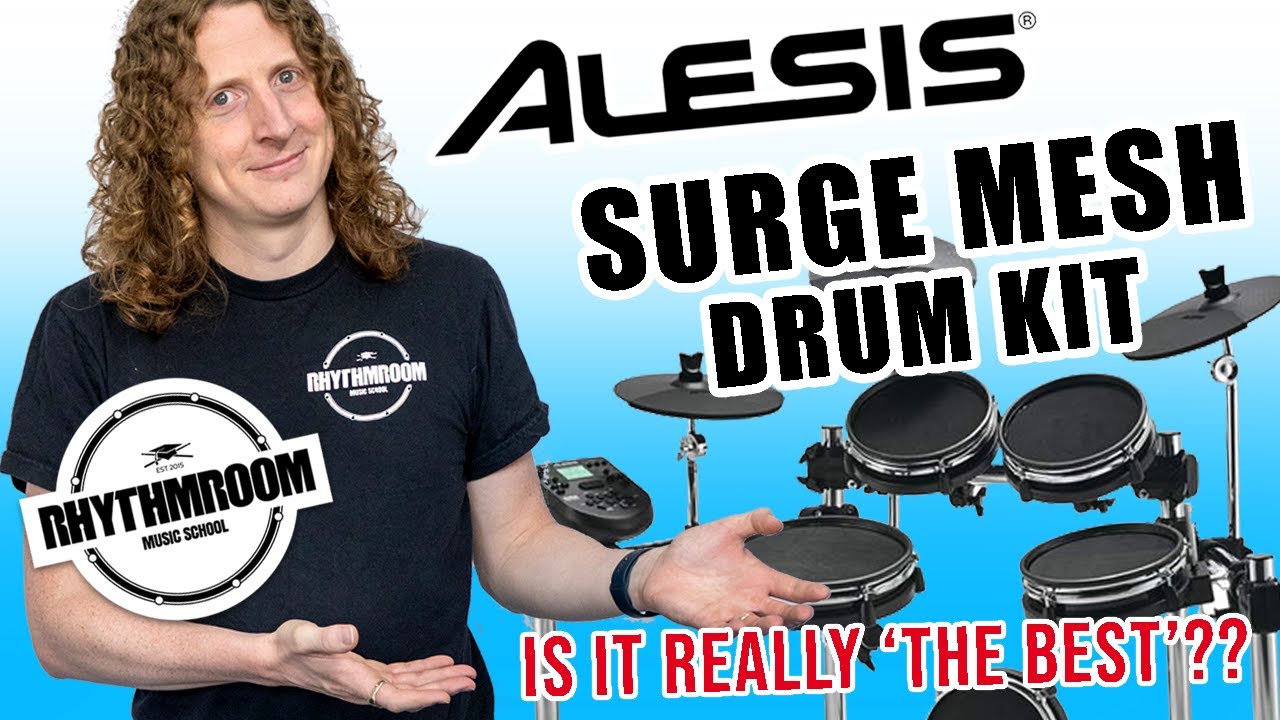 Обзор комплекта Alesis Surge Mesh — Лучший комплект для среднего уровня? Педали для двойного баса?