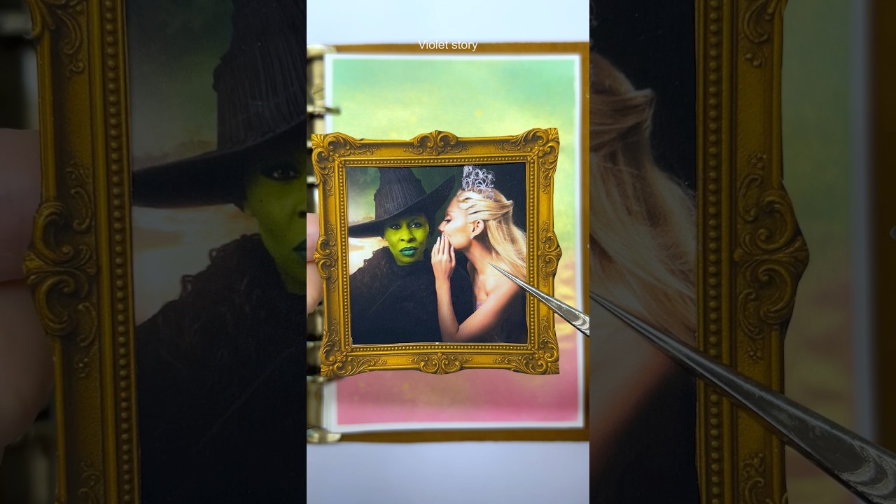 Scrapbooking | Wicked : Elphaba & Glinda - Defying Gravity | Journaling