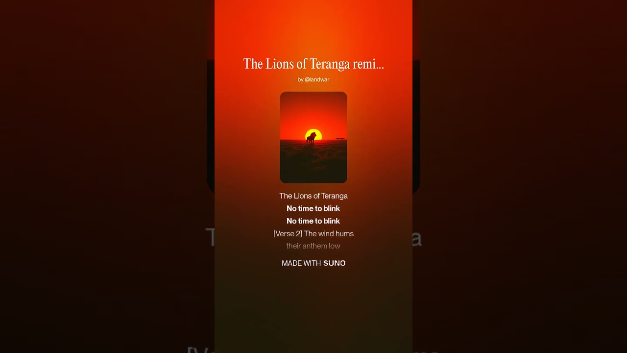 The Lions of Teranga remix Cover