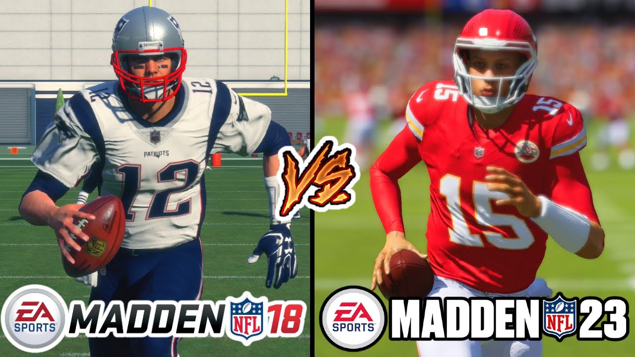 Tom Brady Vs. Patrick Mahomes In Every Madden!