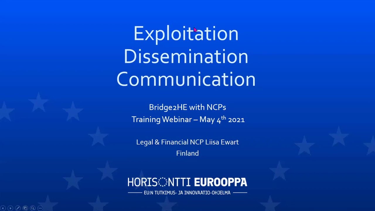 HE Exploitation Dissemination Communication