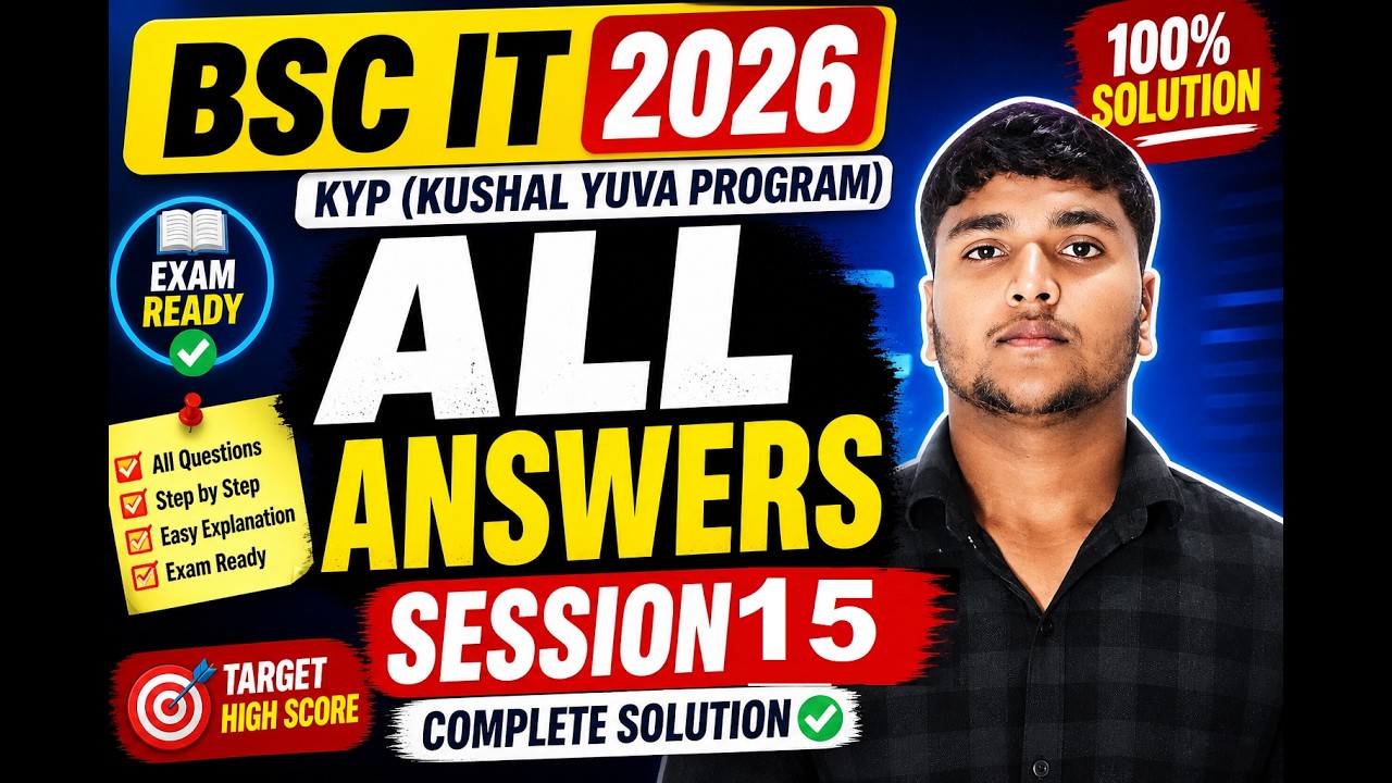 KYP New Session  2026 Session 15 |BS-CIT15 Lab All Question Solved | 100% Correct Answer |#kyp2026 
