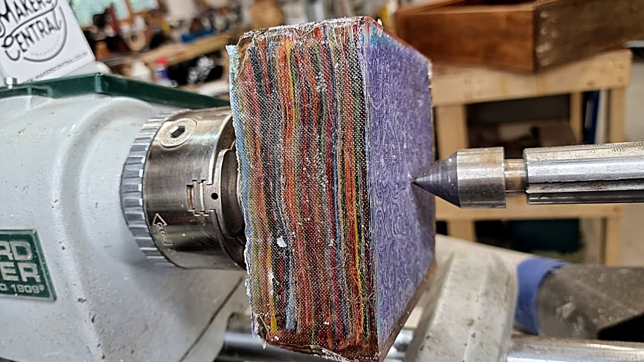 Watch the incredible effects of Hundreds of Handkerchiefs in Epoxy Resin !