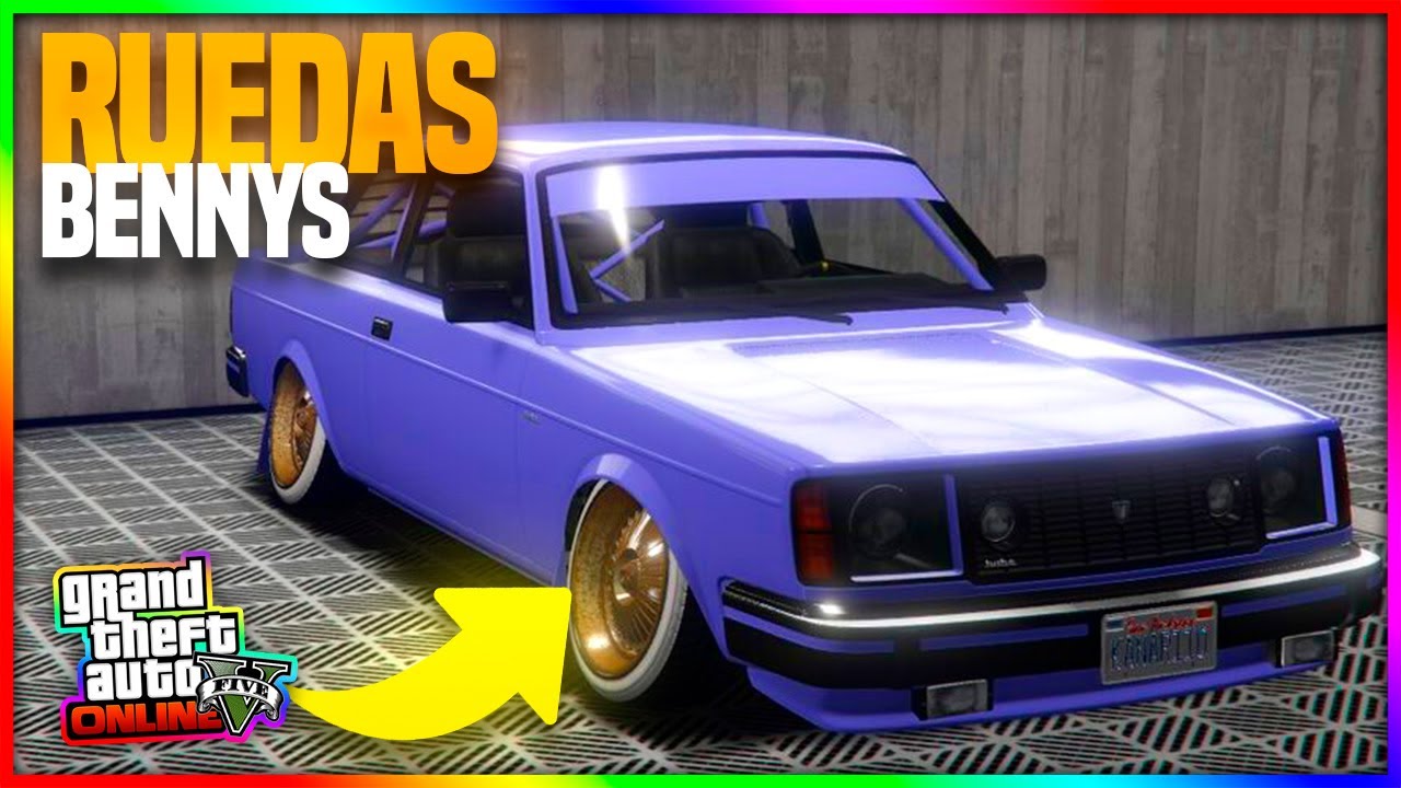 COMO MODEAR COCHES con RUEDAS de BENNY´S GTA5 Online PS4/PS5/XBOX/PC