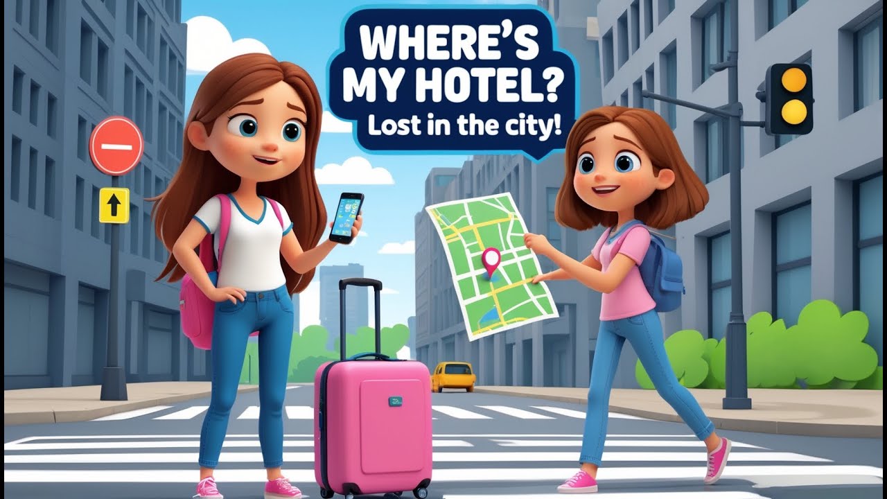 Lost in the City! Easy English Story & Vocabulary Practice