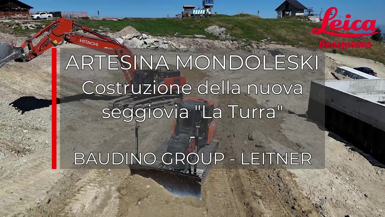 BAUDINO GROUP & LEICA GEOSYSTEMS - costruzione della seggiovia 
