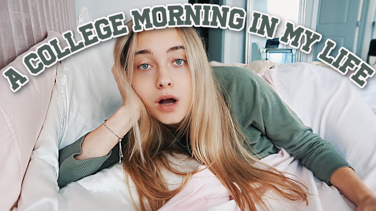 a college morning in my life