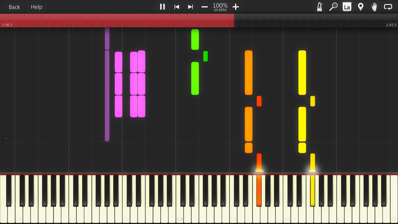 Piano Four Hands - A. Diabelli - Op. 149 Nº15 [Synthesia Tutorial]