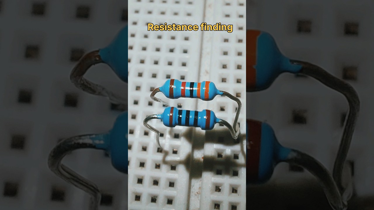 Resistance measurement #electronicsdiy #resistor #easyelectronics #shorts