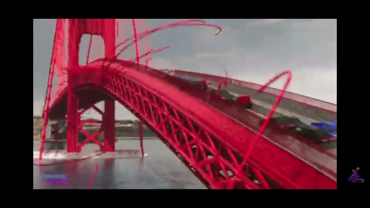 cameramen vs skibidi toilet (2023) san Francisco golden gate bridge 