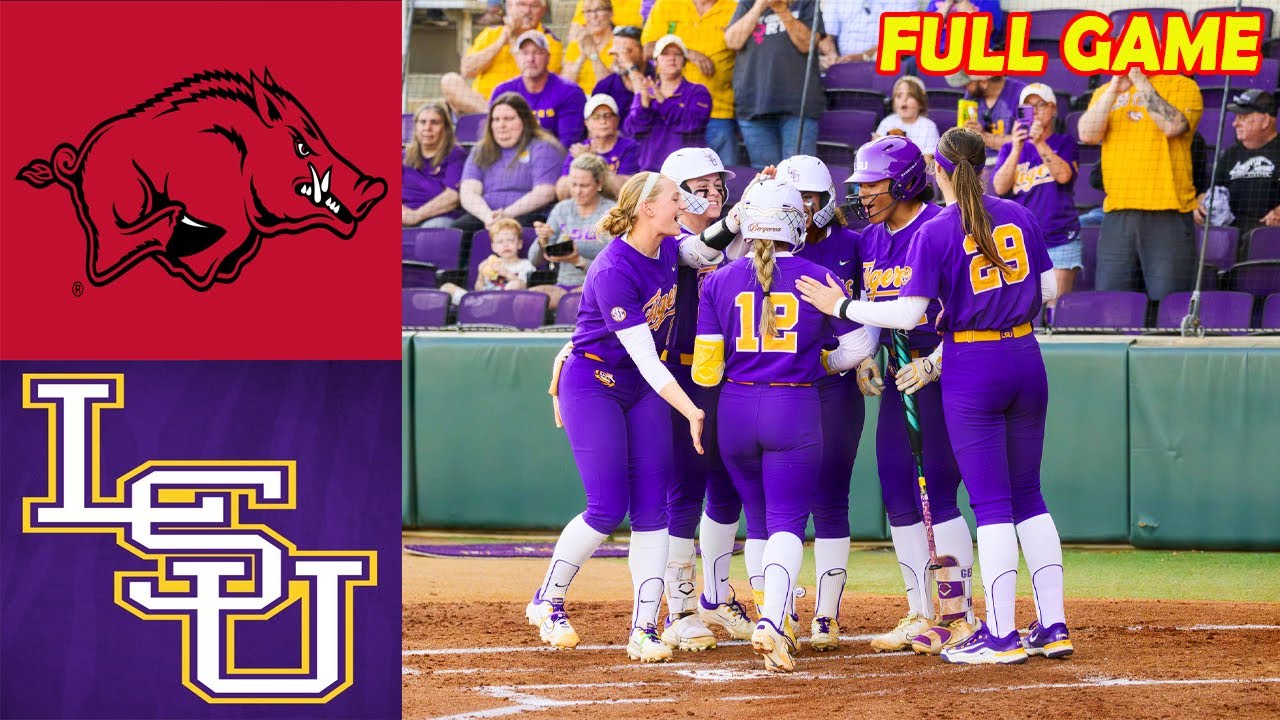 LSU vs Arkansas Full Game Women's Softball 2025
