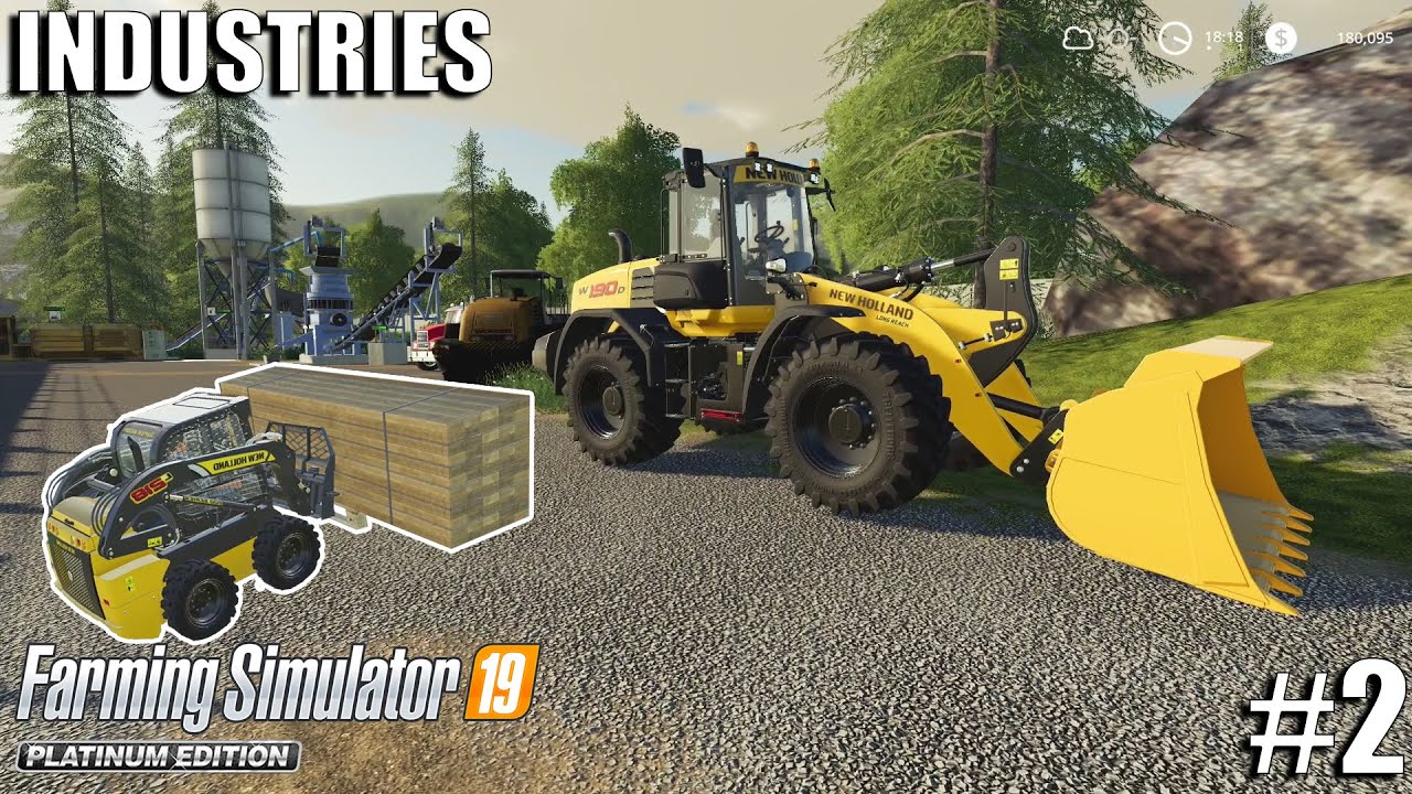 Digging For GOLD|  Industries on Valley Crest Farm | Timelapse #2 |FS19| Farming Simulator 19