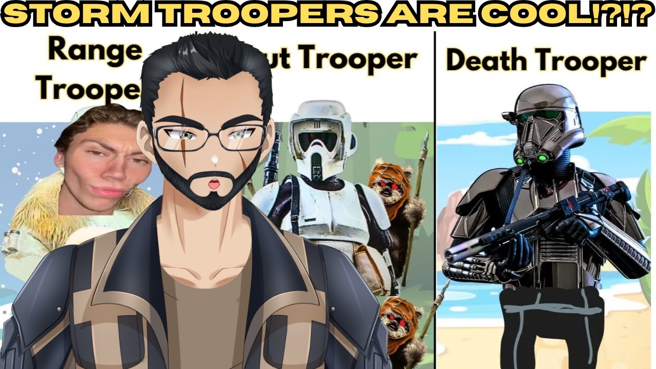 EVERY IMPERIAL STORMTROOPER EXPLAINED (We're LEARNING Again) || Stickman Anakin Reacts