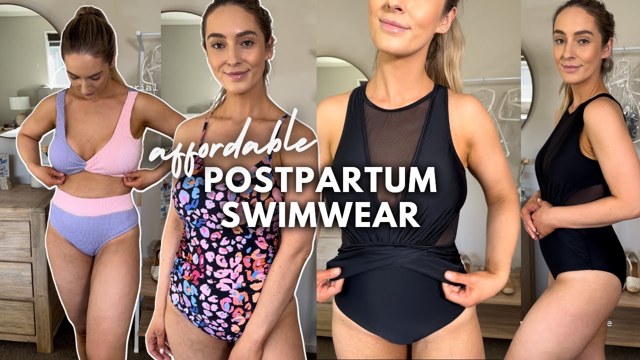Embracing My Postpartum Body: Affordable Swimsuit Try-On Haul (Under $30!)