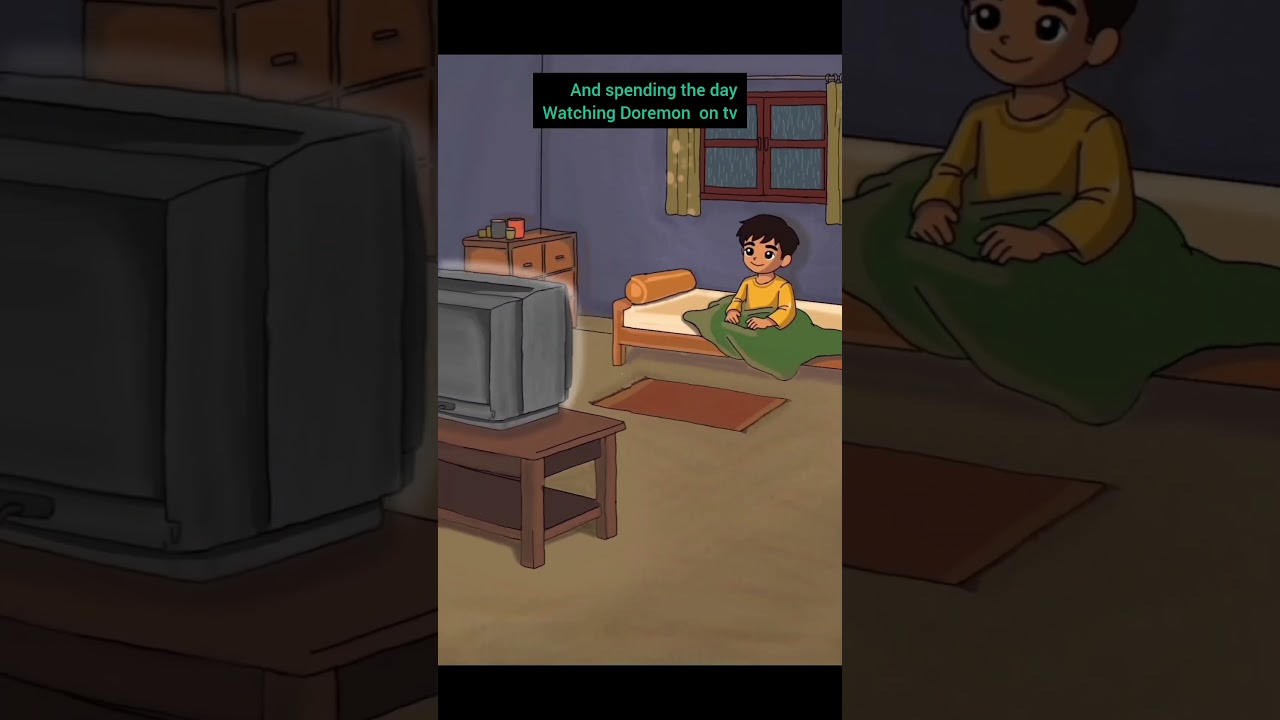 POV: it'j 2012 and School off and spending the day Watching Doremon on tv 😔❤️‍🩹 #doremon #animation