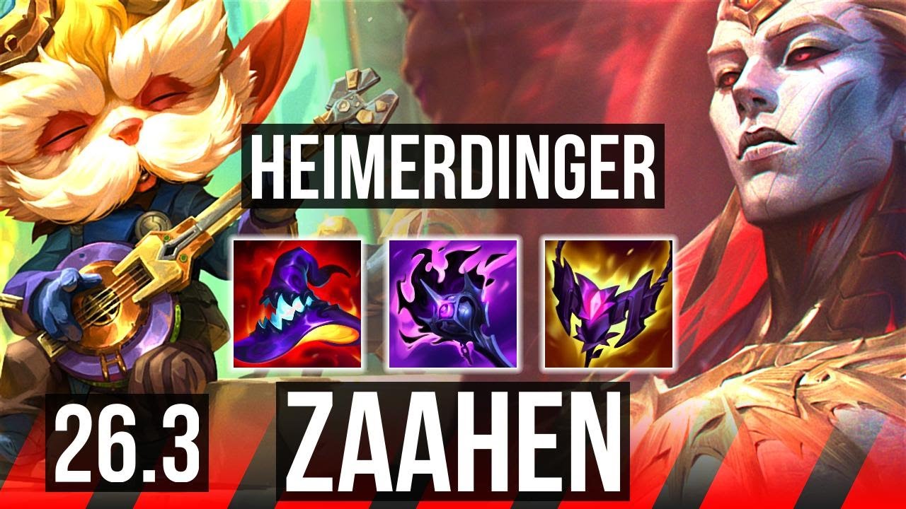 HEIMERDINGER vs ZAAHEN (TOP) | KR Master | 26.3