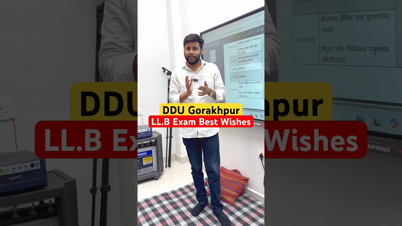 #ddu #ddu_admission #dduexam #ddu_du_ddu_du #shorts #youtubeshorts #youtube #ddugorakhpur