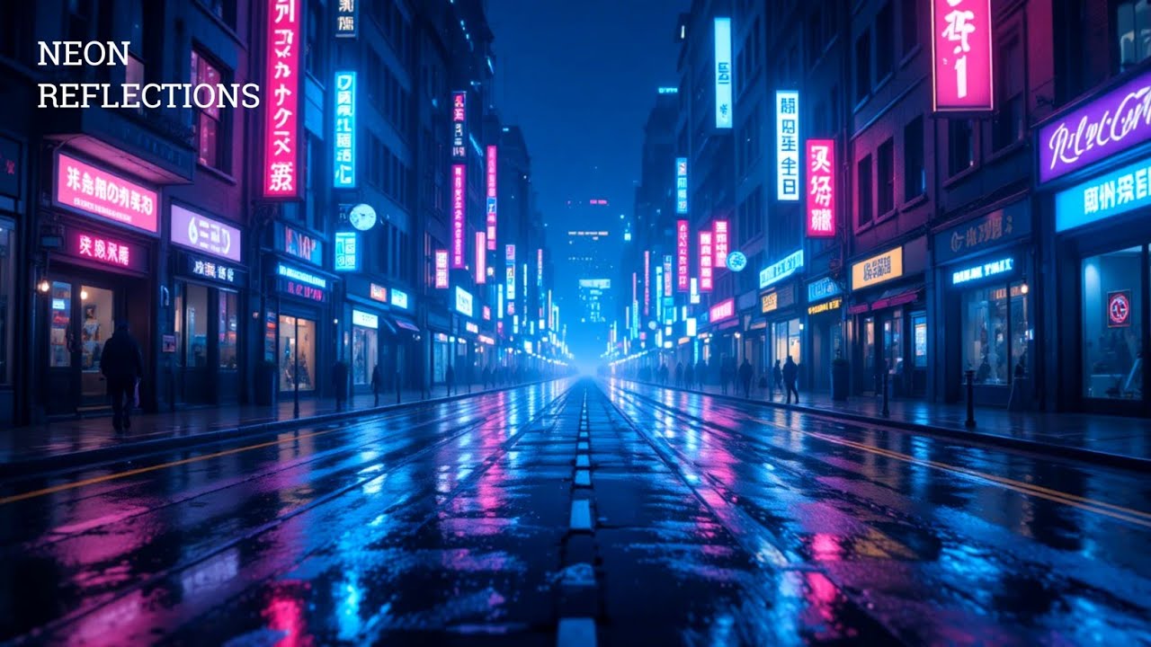 Neon Reflections — Cinematic Night Drive | Chill Electronic for Late Night Focus