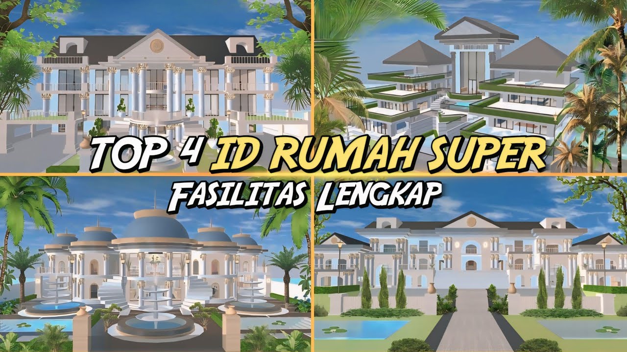 BAGI BAGI TOP 4 ID RUMAH SUPER FASILITAS LENGKAP DI SAKURA SCHOOL SIMULATOR