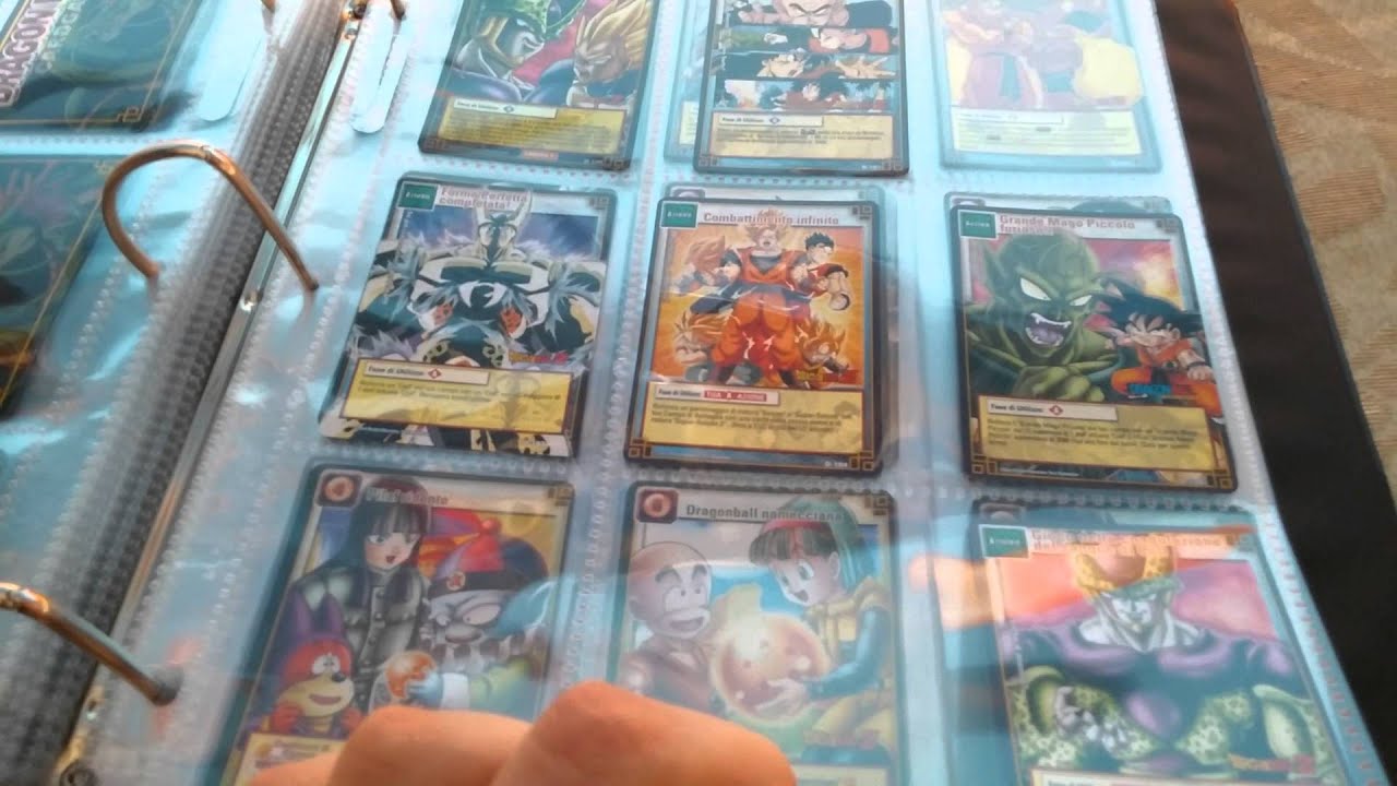 VI PRESENTO LA MIA COLLEZIONE DI CARTE DRAGON BALL Z (SERIE 1 2 3)