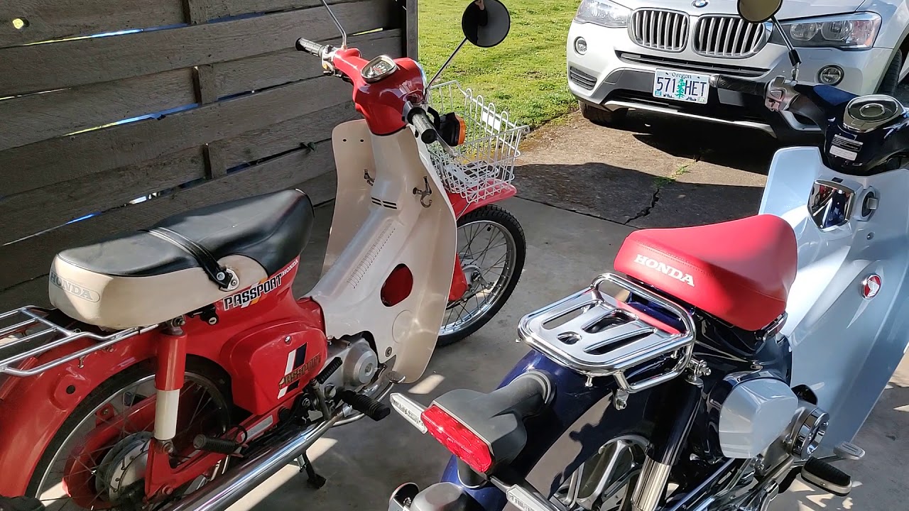 New 2019 Honda Super Cub vs old 1982 Passport