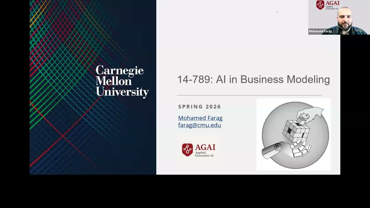 14789 Lecture 1 - Introduction