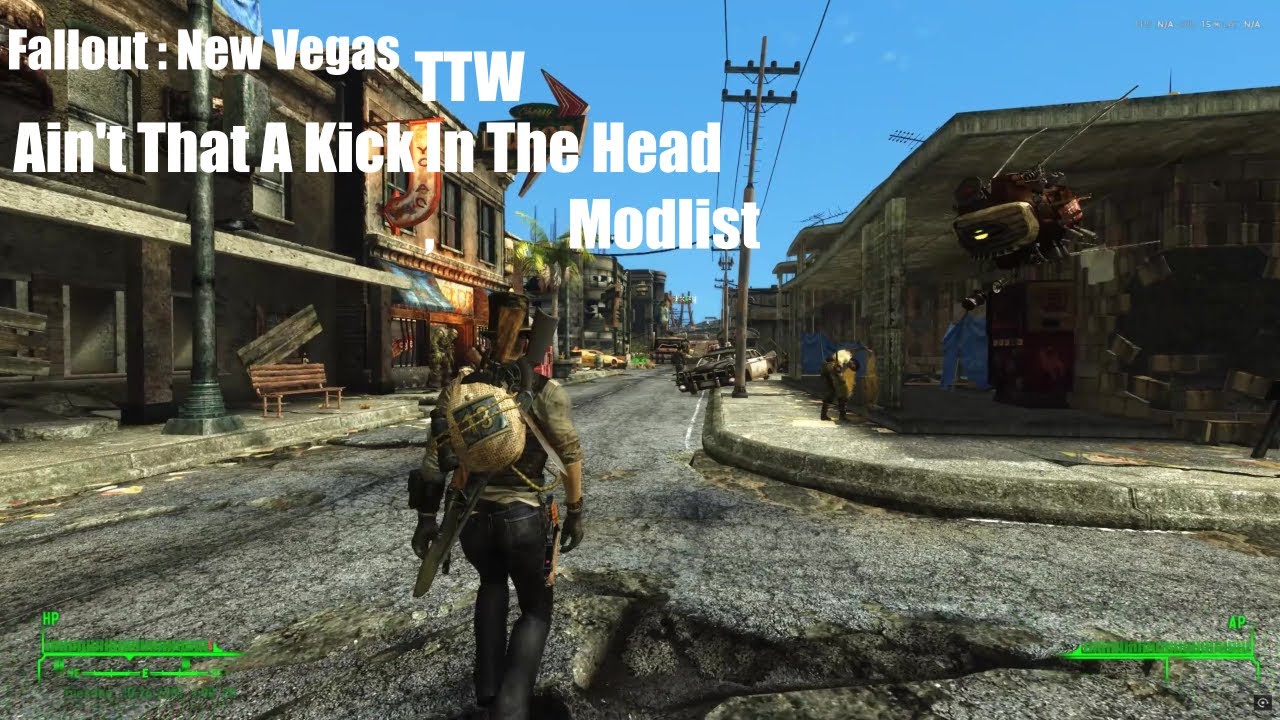 Fallout New Vegas : 584 Mods Ain't That A Kick In The Head Modlist