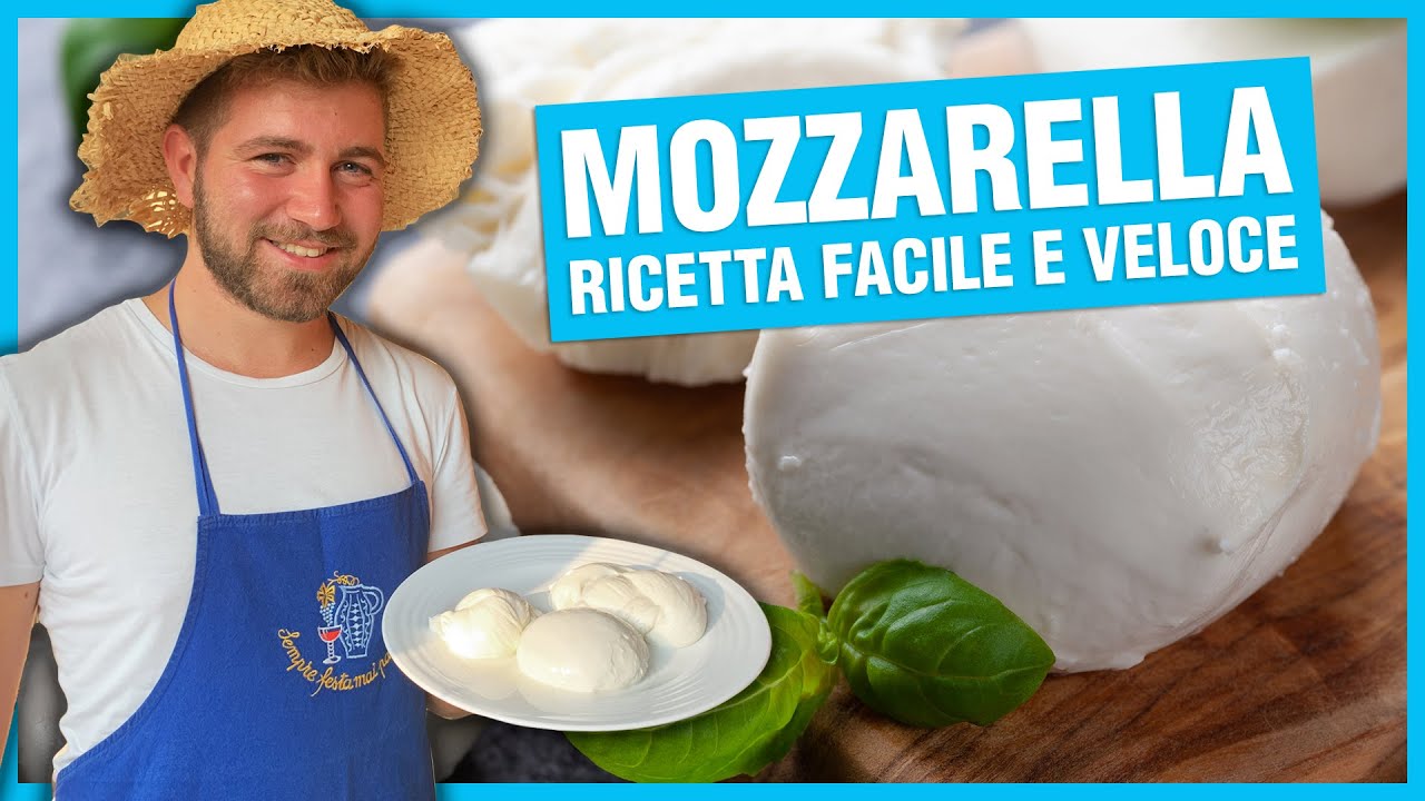 Mozzarella fatta in casa - Ricetta facile e veloce