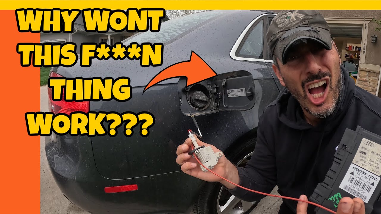 Fuel Tank Door WONT WORK on this Audi - Trying To Fix It AFTER all the Common Fixes Have Been Tried