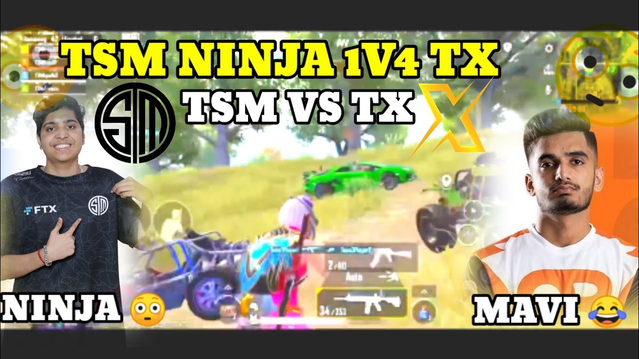 😳TSM ninja 1v4 TX | TSM vs TX BMPS fight in clasic