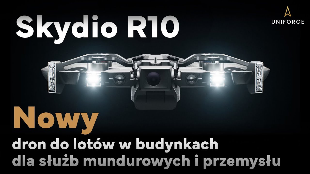 [PL] Skydio R10 - dron dla służb mundurowych i przemysłu, przeznaczony do lotów w budynkach