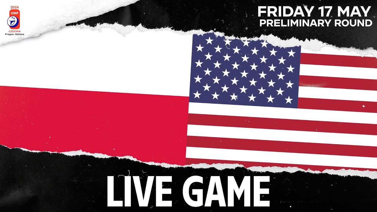 LIVE | Poland vs. USA | 2024 #IIHFWorlds