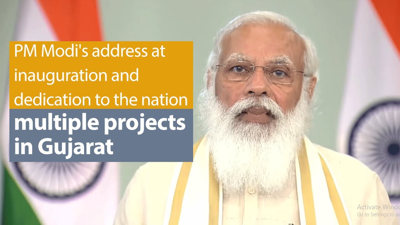 PM Modi's address at inauguration and dedication to the nation multiple projects in Gujarat | PMO
