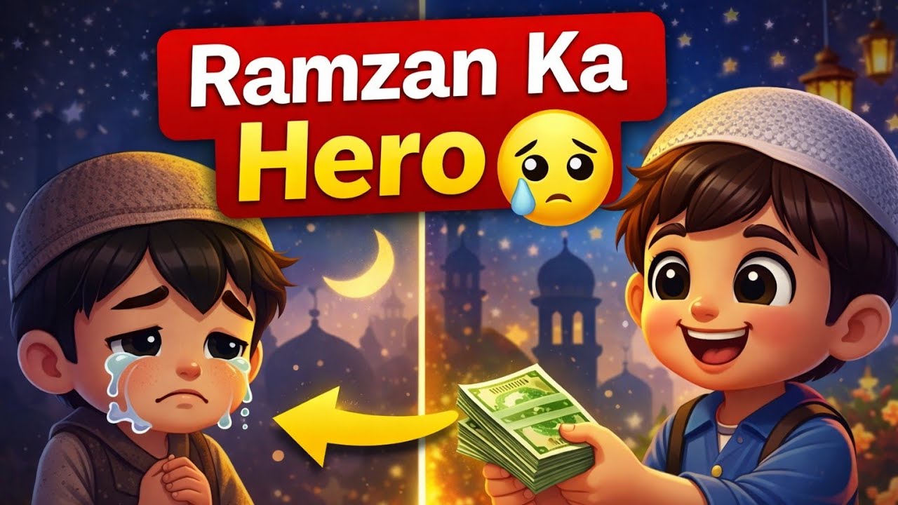 🌙 Ayaan Ne Apne Dost Ki Madad Ki | Ramzan Ka Asli Hero | Cartoon world kids