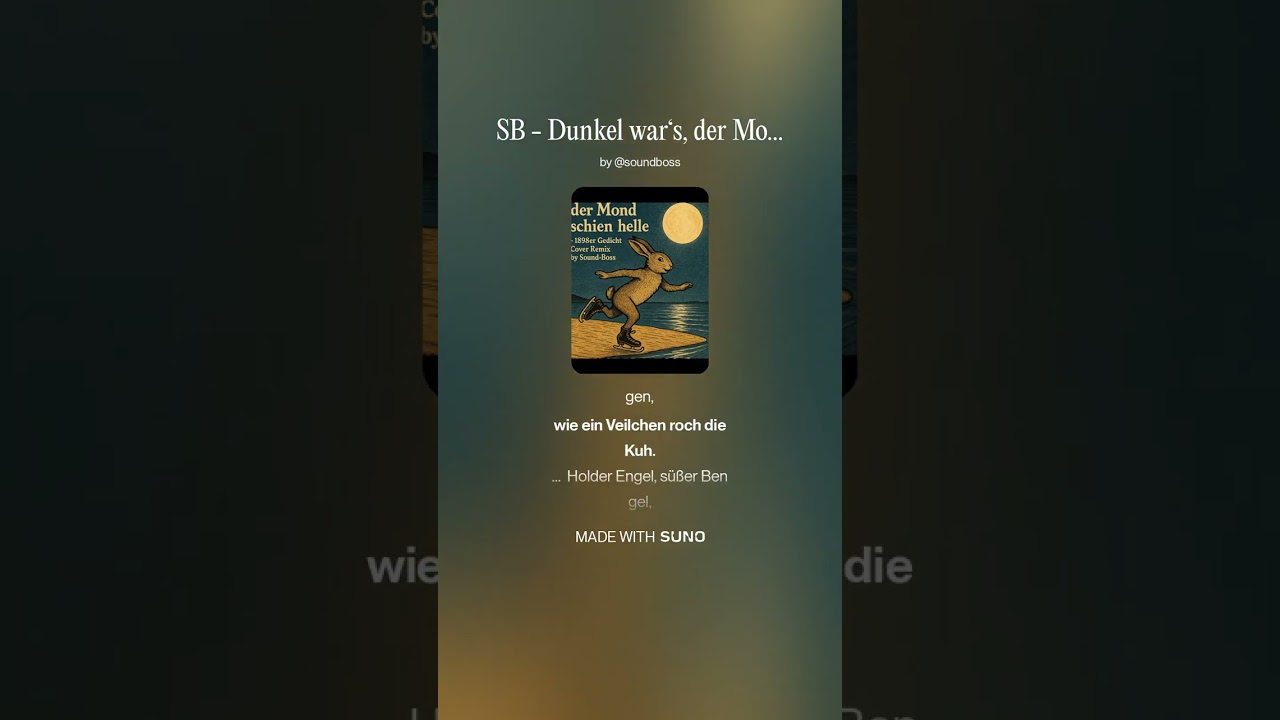SB   Dunkel war‘s, der Mond schien helle v4 5+v1 Remix Cover Club Version