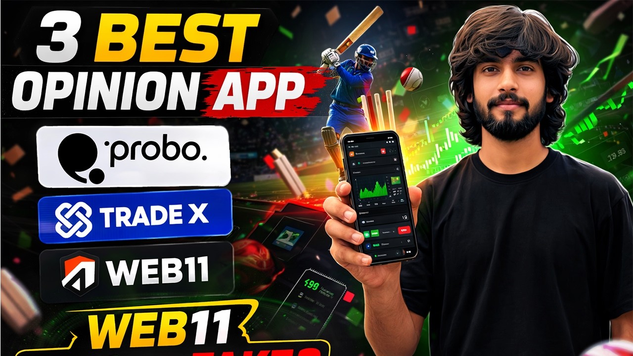 Top 3 Cricket Prediction Apps | Best Opinion Trading app| 2026🔥Cricket Prediction App | Probo jaisa