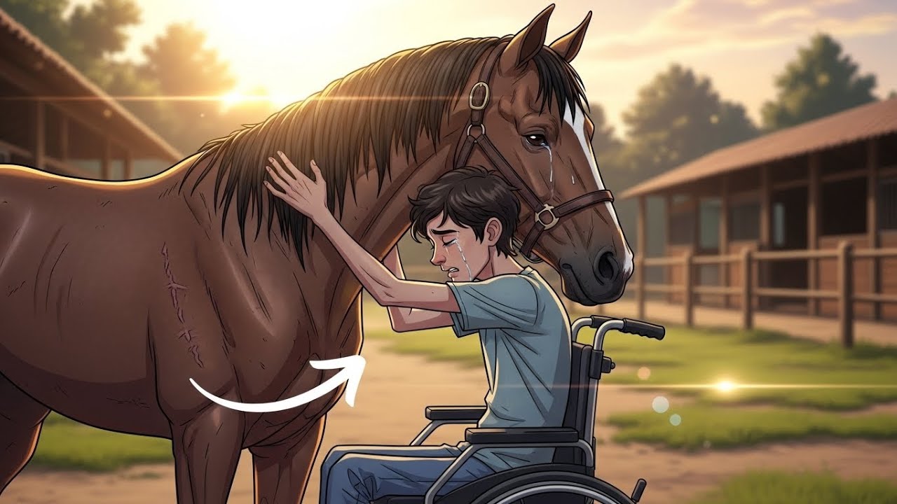 O Cavalo Orgulhoso Que Abandonou o Menino na Cadeira de Rodas.
