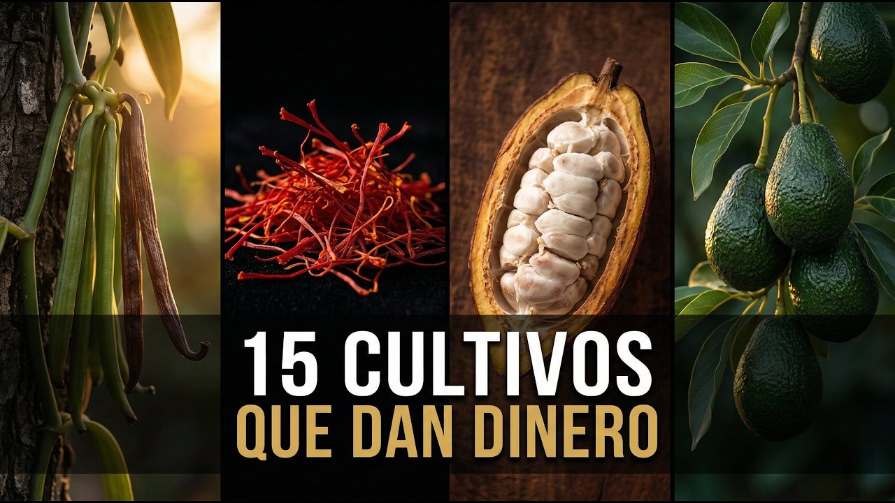15 Cultivos Poco Conocidos que Puedes Empezar a Producir Hoy