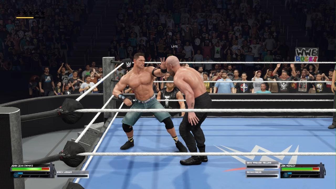 WWE 2K25 John Cena vs Jon Moxley
