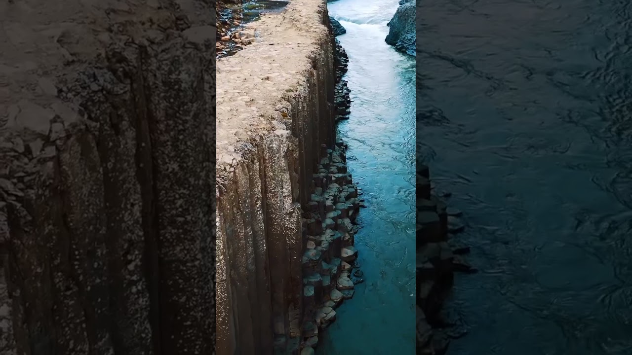 The basalt canyon of Stu&eth;lagil looks straight out of another world! ✨ #iceland | 🎥: @felixschreiner_