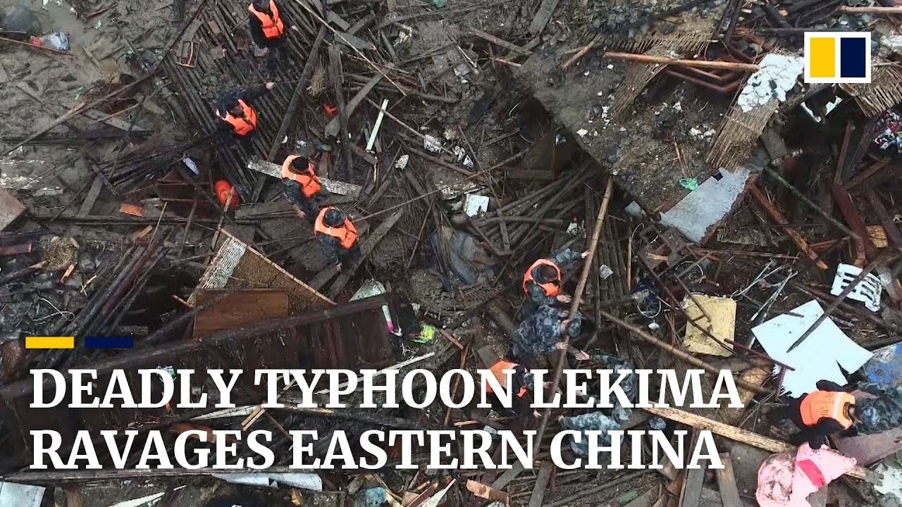 Deadly Typhoon Lekima ravages eastern China, killing more than 30
