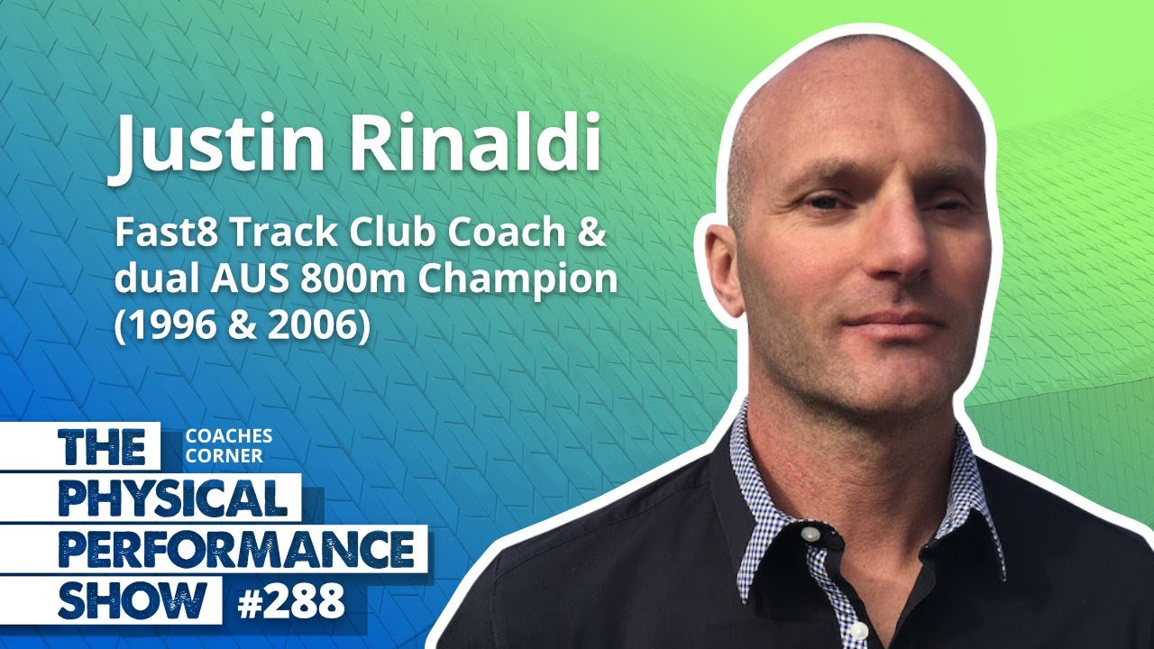288: Justin Rinaldi. Fast8 Track Club Coach & dual AUS 800m Champion (1996 & 2006)