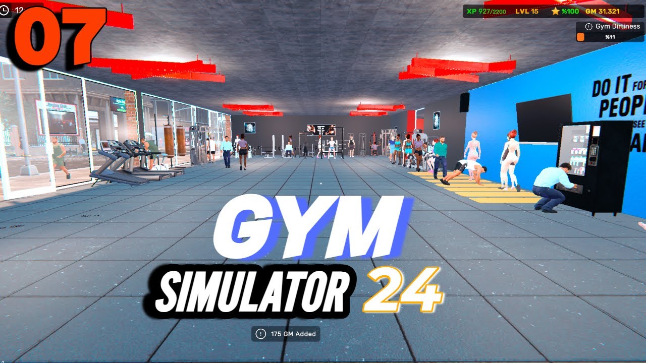 Gym Simulator 24 | New Equipment Unlocked | my New Boxing Cage | No Commentary |