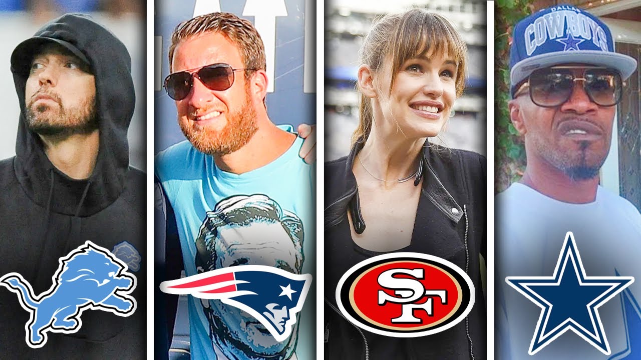 The BIGGEST and BEST Celebrity Fans From All 32 NFL Teams