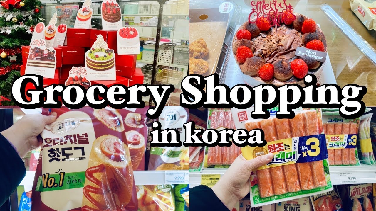 Grocery Shopping in Korea 🛒| Homeplus | Korean Food & Snack