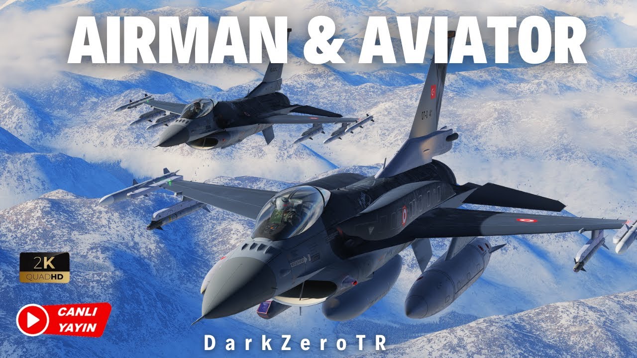 DCS World | AIRMAN & AVIATOR !!!  (F-16 / F-4E / F/A-18 / A-10 II) !!!