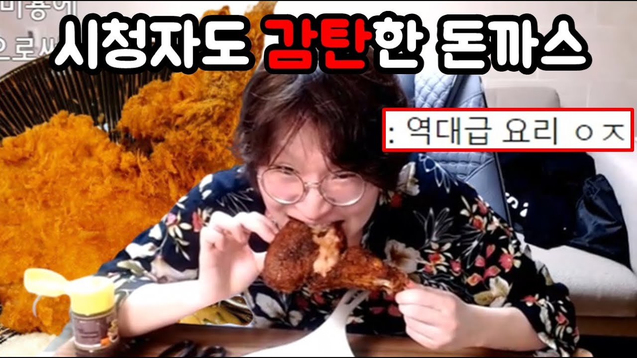 평점 5점짜리 시청자 전부 놀랐던 돈까스 먹방