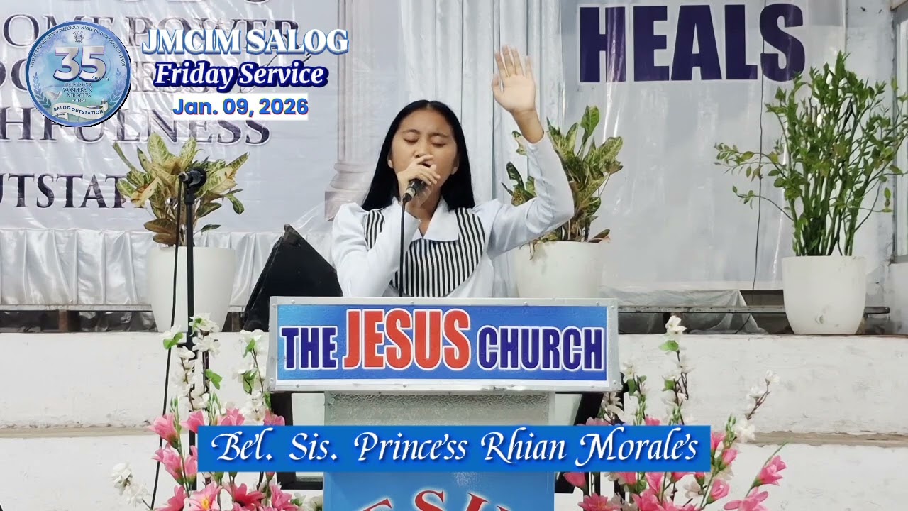 Bel. Sis. Princess Rhian Morales | JMCIM Salog | January 09, 2026