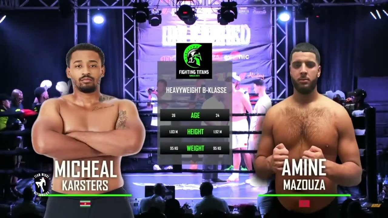 Gala Unleashed: Michael Karsters (Team Fichting Titans vs Amine Mazouza (Team Marokko) .