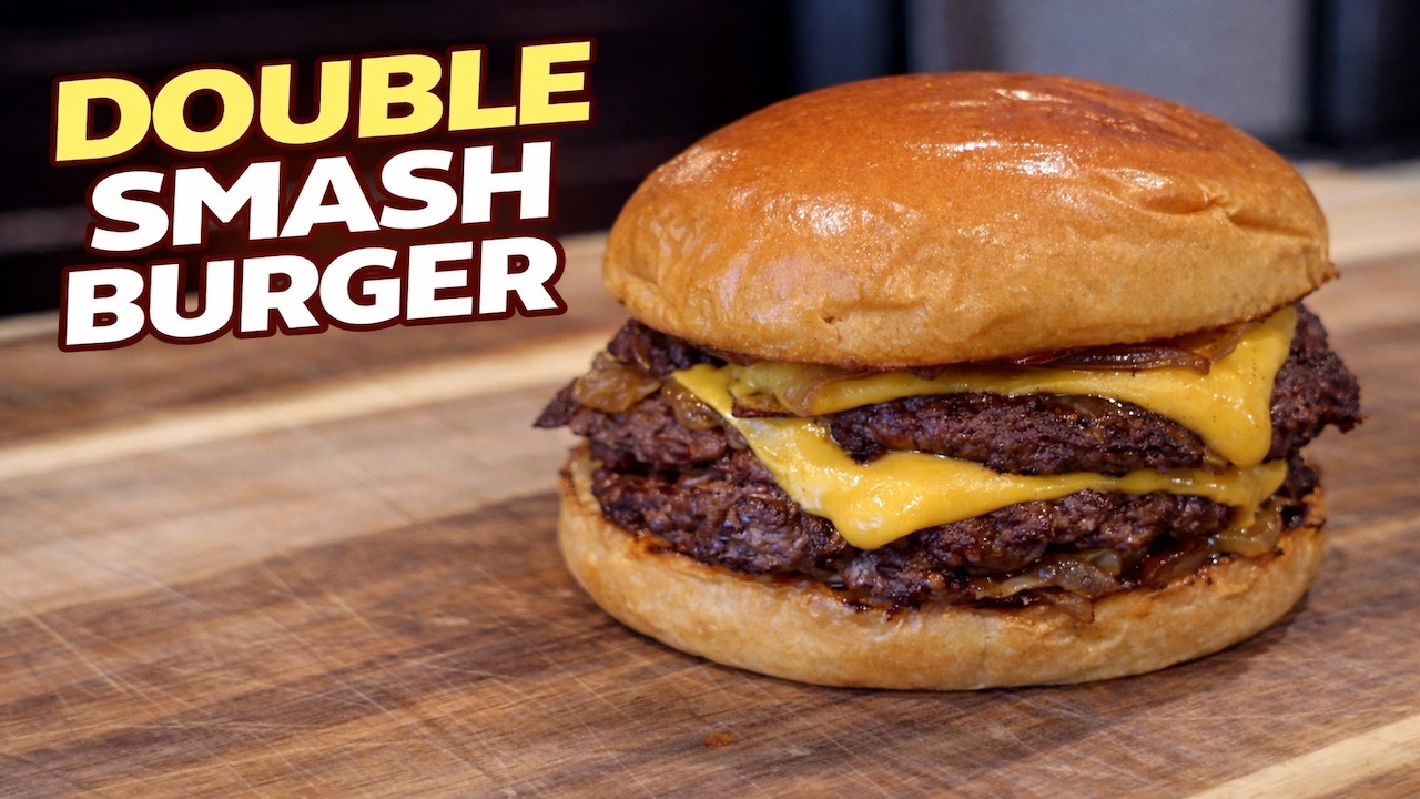 Fire Double Smash Burger